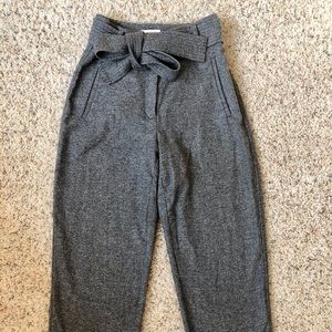 Aritzia Wilfred Tie-Front Trousers